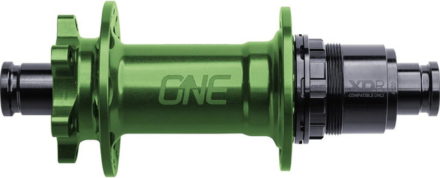 OneUp Components Moyeu arrière - dark green/sans corps de roue libre/Axe Traversant 12 mm/32