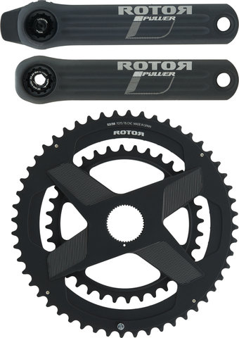 Rotor Pédalier avec capteur de puissance INpower 2 vitesses rond - noir/172,5 mm/36-52