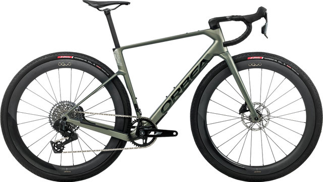 Orbea Bicicleta gravel TERRA Race M31eLTD 1x Carbon 28" - spaceship green matt/28"/S/170,0 mm