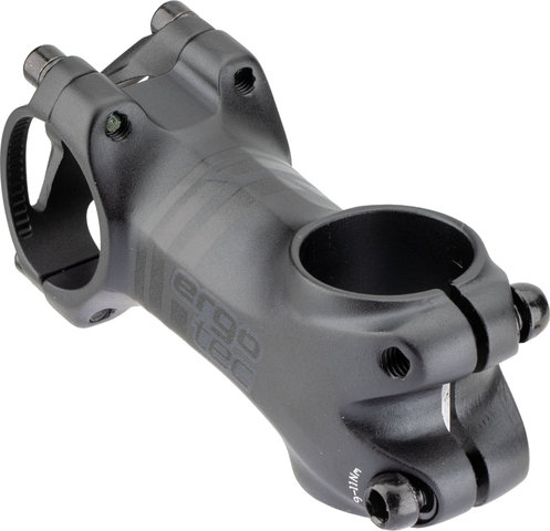 ergotec Tija de Manillar Piranha 31.8 - Embalaje de Taller - schwarz | +6°/-6° (FlipFlop) | 70 mm