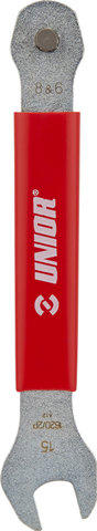 Unior Bike Tools Llave para pedales 3 en 1 1620/2P - red-silver