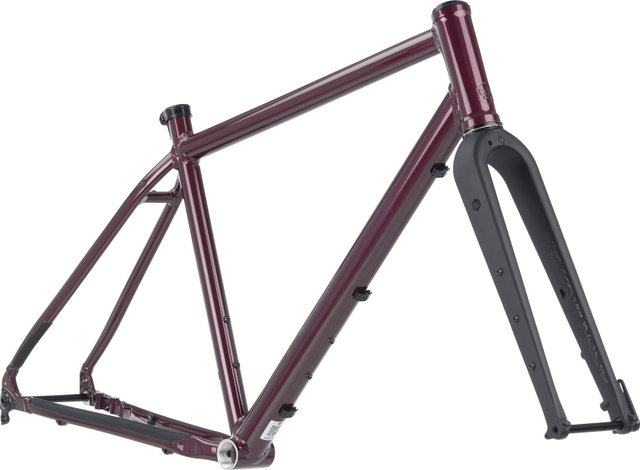 bc original Kit de Cadre Flint 28" avec Groupe Shimano GRX RX810 - violet foncé | M | Axe Traversant 12 mm