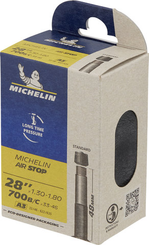 Michelin Cámara de aire A3 Airstop para 28" - universal/33-622 a 46-622/Válvula Schrader (AV)/33-46 x 622-635 AV 48 mm/48 