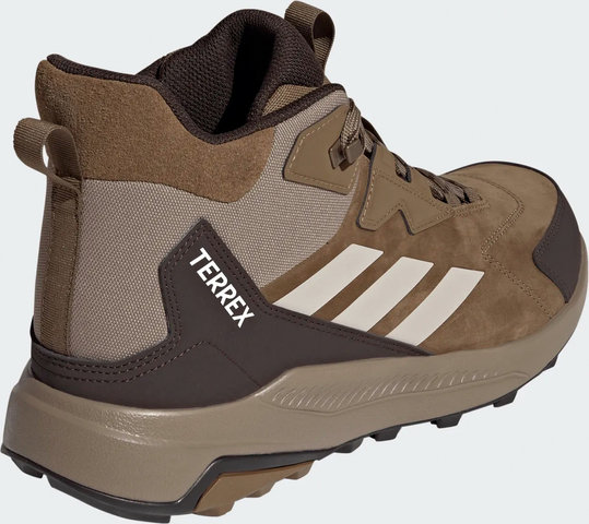 adidas Outdoor TERREX Anylander Mid LEA Hiking Boots - brooxi lbrown khasix | 43 1/3 | 9