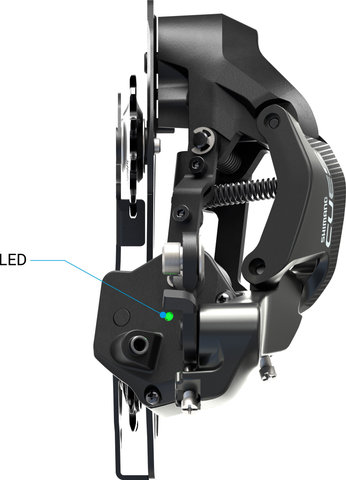 Shimano cambio trasero Cues Di2 RD-U6070-GS 11 velocidades - negro | Medio