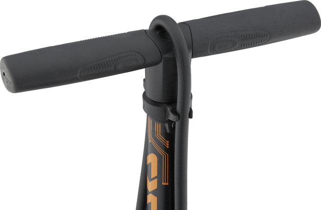 SKS Air-X-Plorer Digi 10.0 Floor Pump w/ Digital Pressure Gauge - black-orange