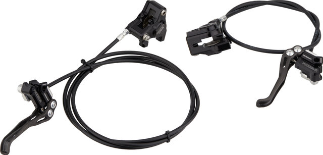 Trickstuff Set de freins à disque Piccola Carbon avant + arrière Flatmount - noir-argenté/Ensemble/gauche/droite (spécifique)