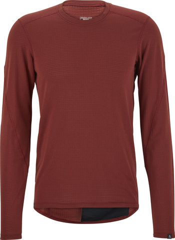 7mesh Gryphon Crew L/S Trikot - redwood/M