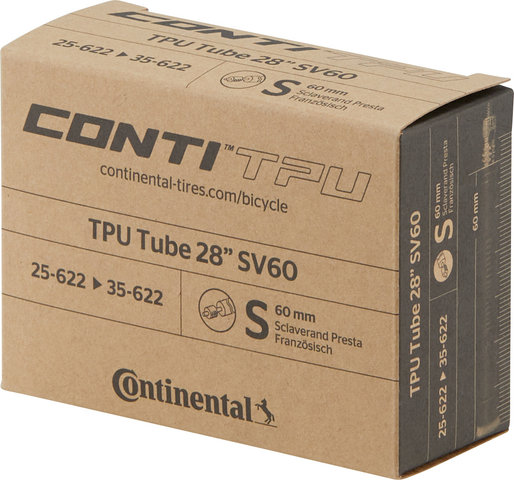 Continental TPU Schlauch 28" - transparent/25-35 x 622 SV 60 mm