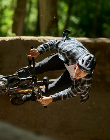 Loose Riders Hallerbos Flannel Shirt - blue | S