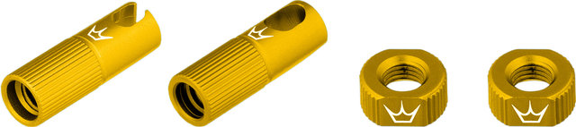 Peaty's Chris King Edition MK2 Tubeless Ventil Ersatzteil-Set - gold/SV
