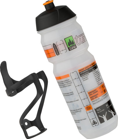 tune Set de portabidones de introducción izq./der. 750 ml - negro/izquierda / 750 ml
