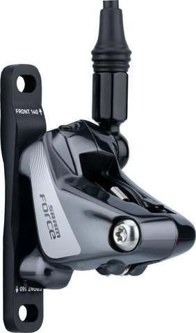 SRAM Force 22 FM DoubleTap® Hydraulic Disc Brake - black-grey/Front wheel