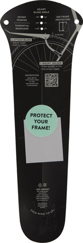 ASS SAVERS Guardabarros Win Wing 2 Gravel - stealth/85 mm