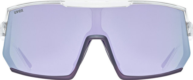 uvex lunettes de sport sportstyle 235 - clear-met purple/mirror lavender