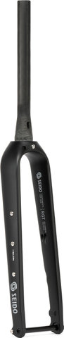 Seido RGT Carbon Gabel - black/100 mm/12 mm Steckachse/1 1/8" - 1,5" tapered/28"