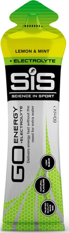 SIS GO Energy+Elektrolyte Gel, 6 Stück - zitrone-minze