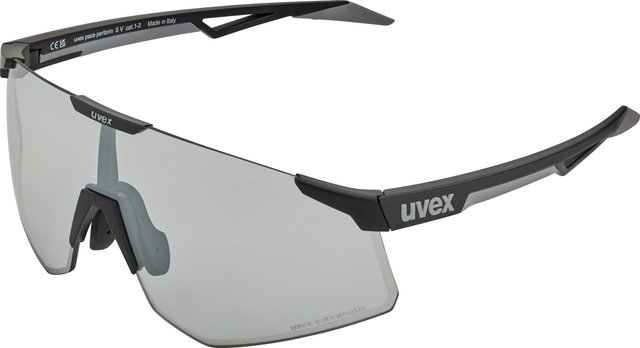 uvex pace perform S V Sports Glasses - black matte/litemirror silver
