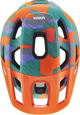 uvex Casco react jr. - papaya camo matt | 52 - 56 cm