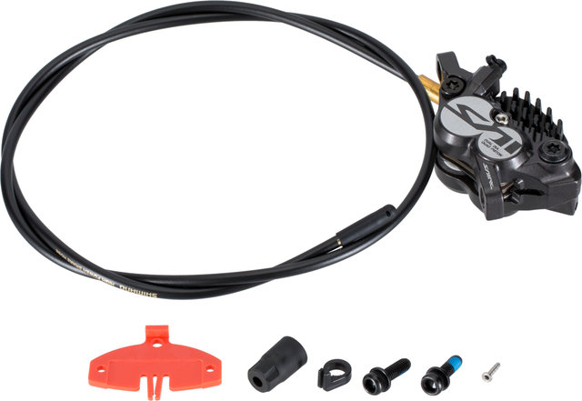 Shimano Freno de disco Saint BR-M820 J-Kit - negro/Rueda delantera/Izquierdo (específico de lado)