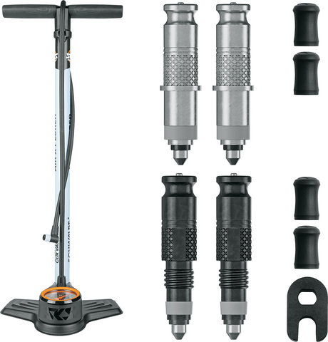 SKS Air-X-Plorer Clik Valve 10.0 Standpumpe - schwarz-sky blue