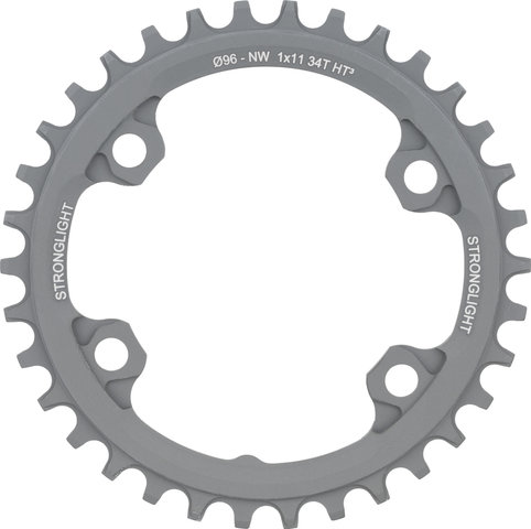 Stronglight HT3 Shimano FC-M9000 Chainring 11-speed, 4-Arm, 96 mm BCD - grey/34 