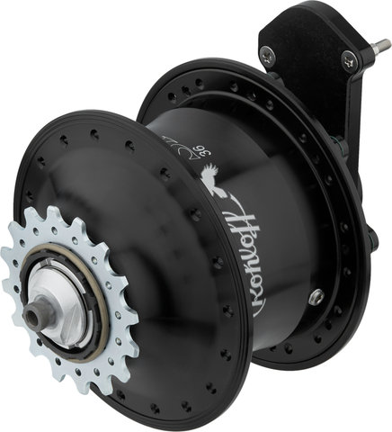 Rohloff Speedhub 500/14 CC cierre rápido 135 mm buje de cambio - negro-anodizado/Typ 2, 36 agujeros