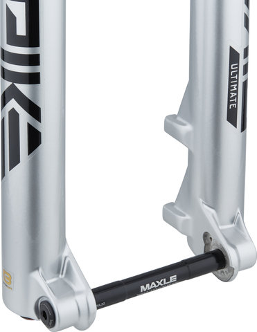 RockShox Horquilla de suspensión Pike Ultimate RC2 DebonAir+ Boost 27,5" - gloss silver/15 mm Eje Pasante/120 /44 /1 1/8" - 1,5" tapered/27,5" (650B)/110 mm