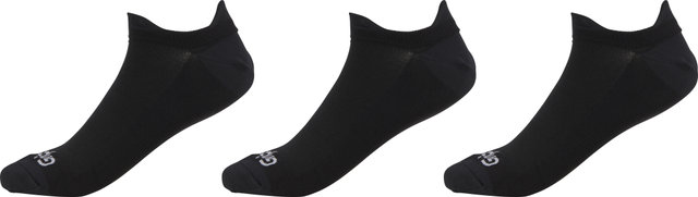 GripGrab Classic No Show Summer Socks 3-Pack - black/41 - 44
