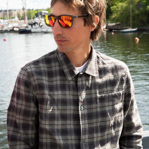 CHPO Bodhi Brille - grey | red mirror