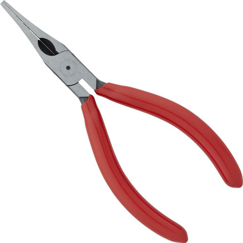 Knipex Alicates planos con filo de corte - rojo