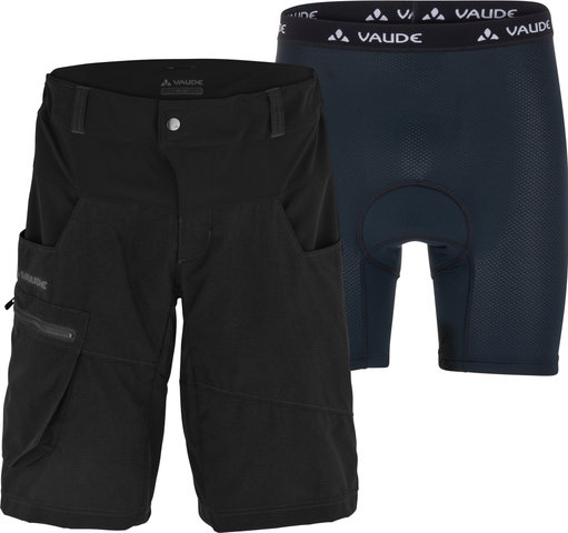 VAUDE Mens Qimsa Shorts - black uni/M