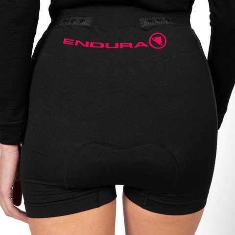 Endura Engineered Padded Damen Boxer mit Clickfast Innenhose - schwarz/S
