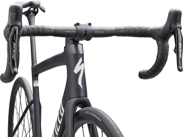 Specialized Tarmac SL8 Comp Di2 28" Carbon Road Bike - satin carbon-white/28"/XS/47 mm/165,0 mm