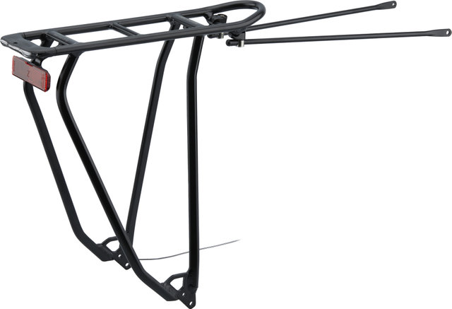 Racktime Shine Evo Light 2.0 Pannier Rack w/ Rear Light for E-Bikes - black