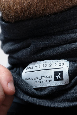 GOBIK Merino Moonbah Solid Unisex Tube Scarf - graphite | one size