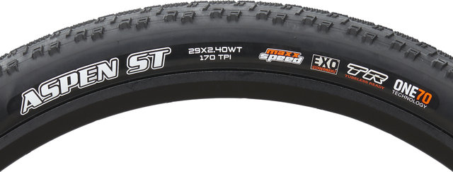 Maxxis Aspen ST TeamSpec MaxxSpeed EXO ONE70 WT TR 29" Faltreifen - schwarz/29 "/61 mm/61-622/2.4 "