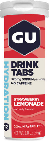 GU Energy Labs Tabletas efervescentes Hydration Drink Tabs - 1 unidad - strawberry lemonade