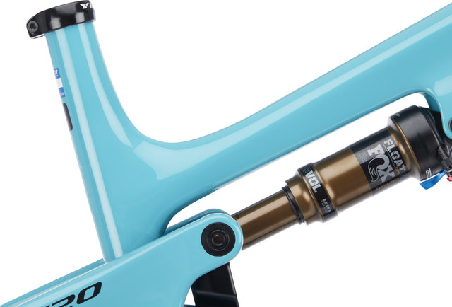 Yeti Cycles SB120 TURQ Carbon 29" frame kit - turq/L/120 mm/12 mm Thru Axle