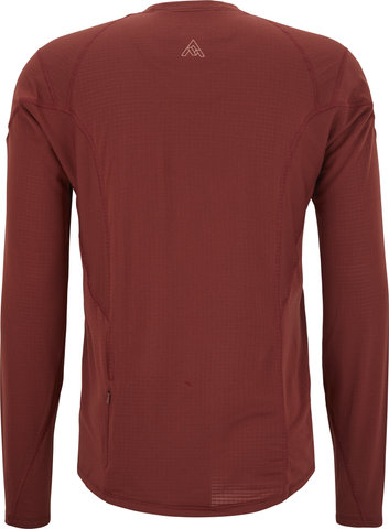 7mesh Gryphon Crew L/S Trikot - redwood/M