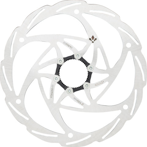 Formula Monolitic Bremsscheibe Center Lock - silver | 180 mm