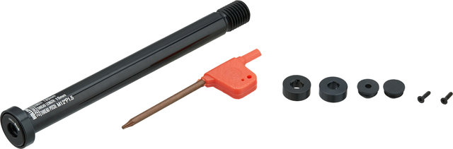 Columbus Futura Gabel Cross - black matt/1 1/8" - 1,5" tapered/28"/12 mm Steckachse/100 mm