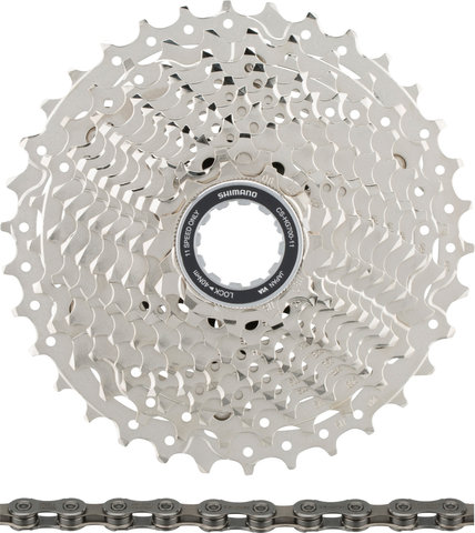 Shimano 105 R7000 grupo 2x11 39-53 - silky black/Shimano carretera/11-30/Shimano carretera/172,5 mm/Soldadura/sans