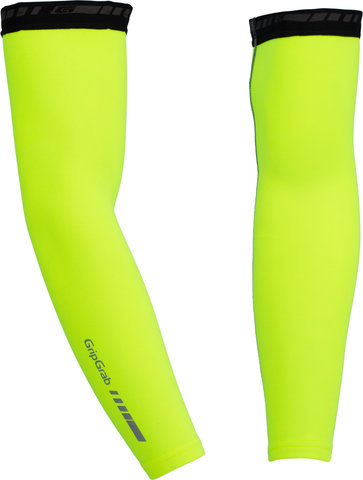 GripGrab Classic Thermal Hi-Vis Arm Warmers - yellow hi-vis/S