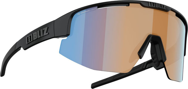 Bliz Lunettes de sport Matrix Small Nano Optics Nordic Light - matte black/coral-orange-blue