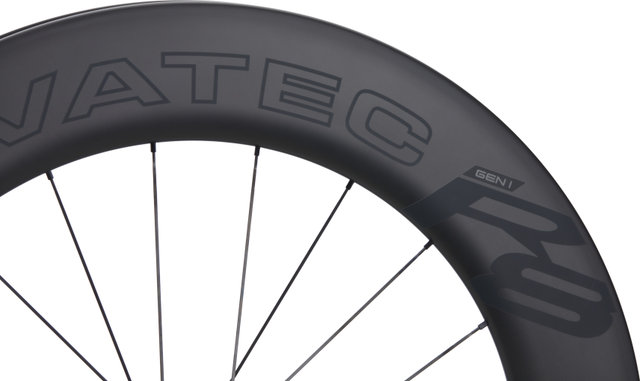 Novatec Set de Roues R8 Pro Disc Center Lock Carbon 28" - black/142 mm/100 mm/Shimano Route/Non Boost/Non Boost/28"