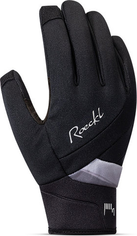 Roeckl Waldau 2 Ladies Full-finger Gloves - black-cool grey | S