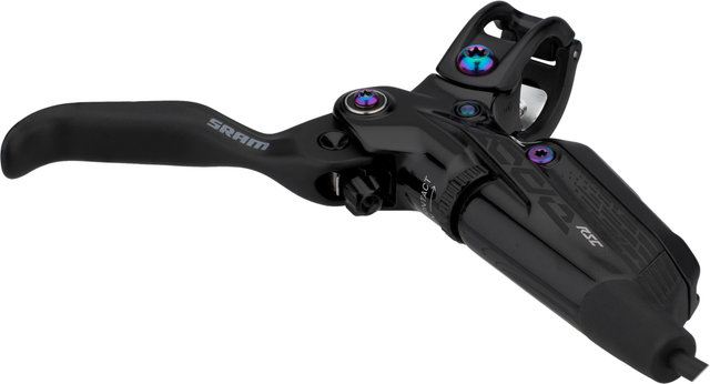 SRAM Code RSC Disc Brake - black anodized-rainbow/Rear wheel/Right (side-specific)