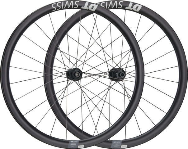 DT Swiss Set de Roues en Carbone ERC 1400 DICUT 35 Disc Center Lock 27,5" - noir/Shimano Route/142 mm/100 mm/27,5" (650B)/100 mm/Shimano Route/100 mm/142 mm/Non Boost/Non Boost