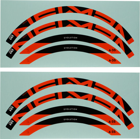 NEWMEN Felgen Decal Kit A.35 - orange/27,5"